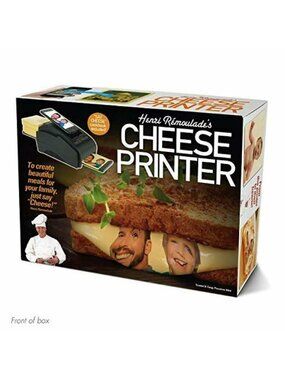 Prank Gift Box Cheese Printer Wrap Small Real Funny Henri Joke Fake Gag Card